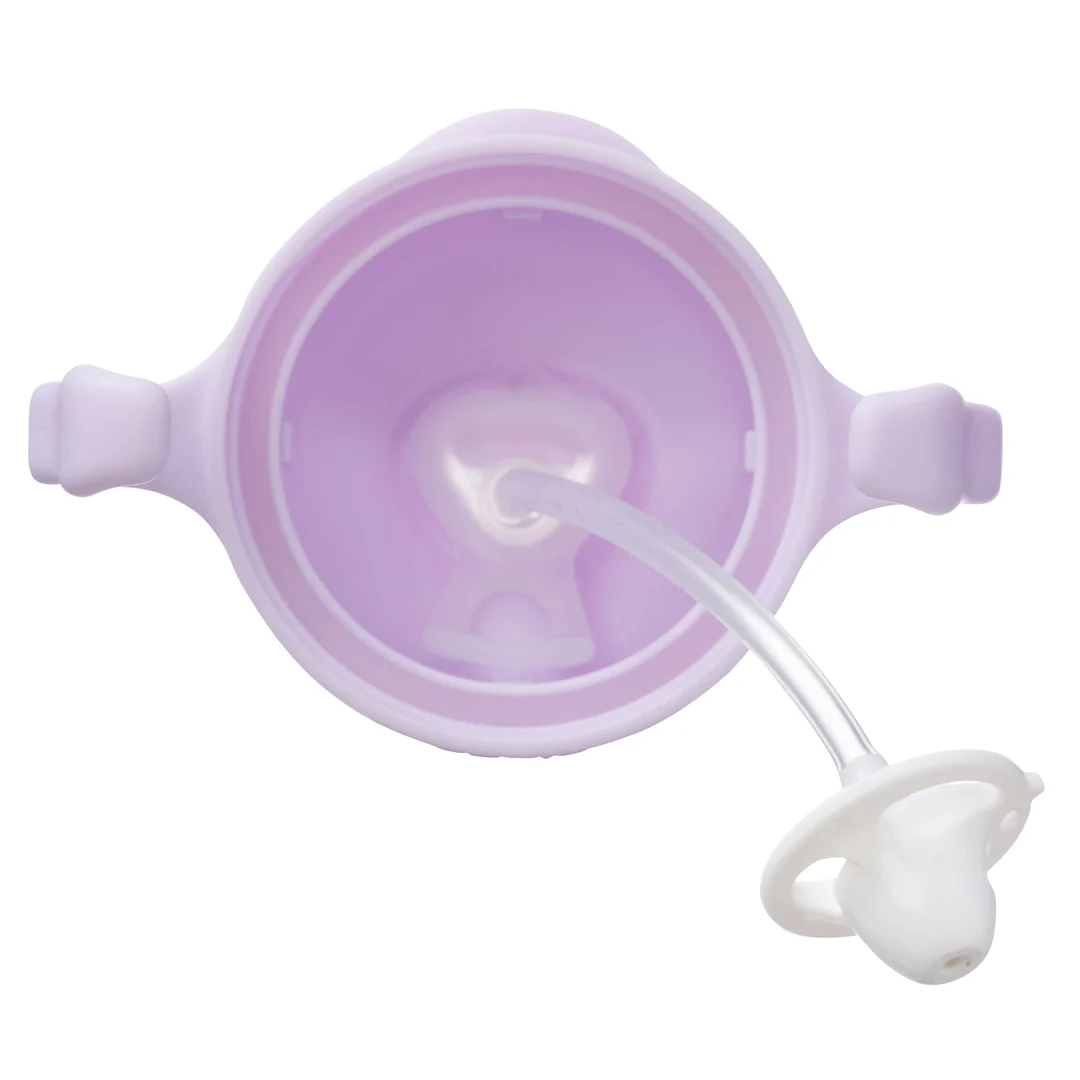 b.box - Sippy Cup with Weighted Straw, Boysenberry