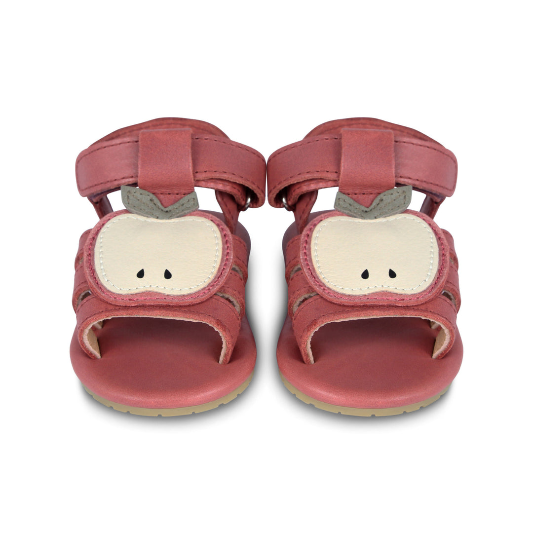 Sadie Leather Sandals, Apple