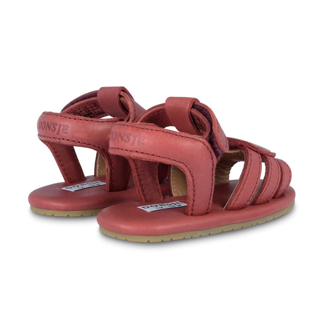 Sadie Leather Sandals, Apple