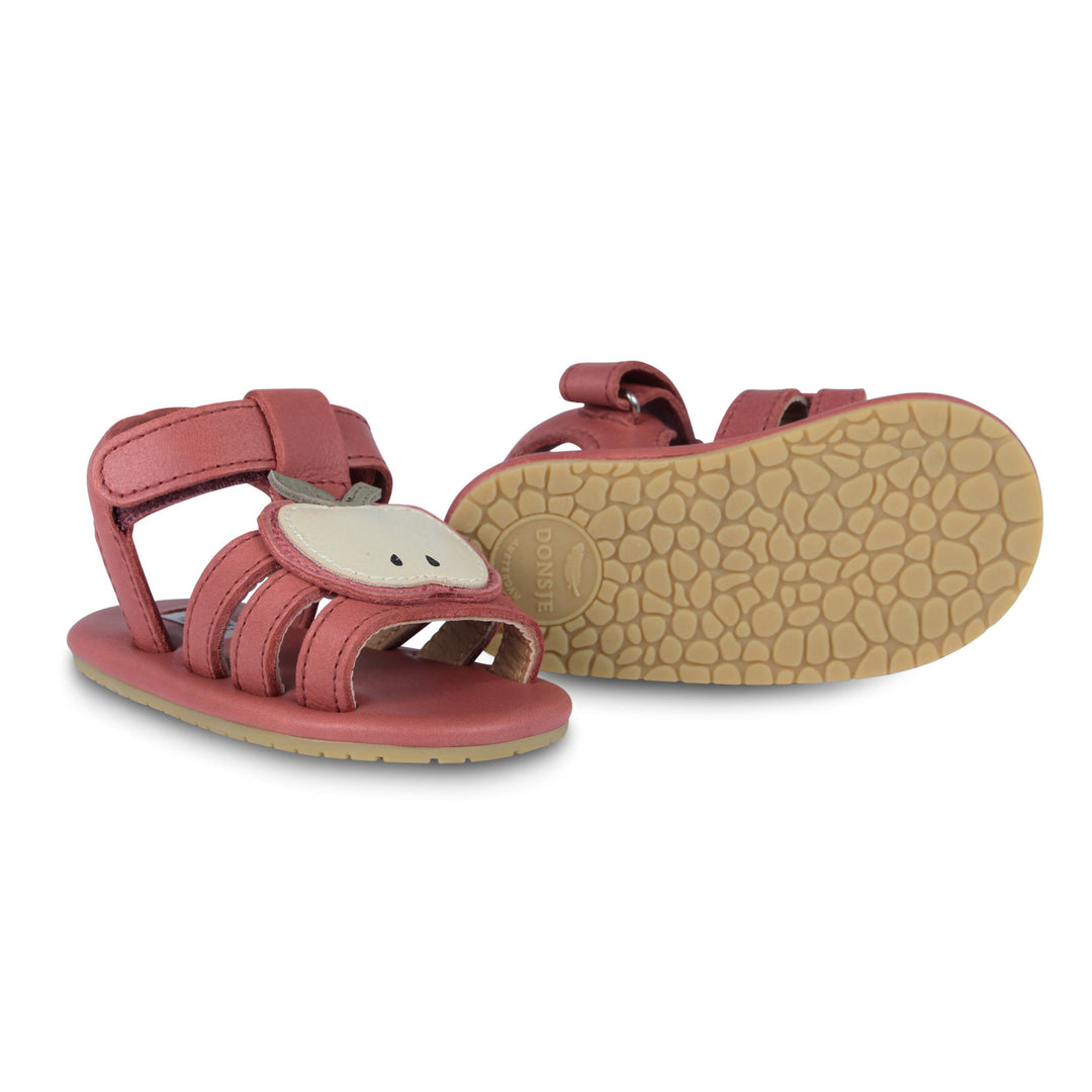 Sadie Leather Sandals, Apple