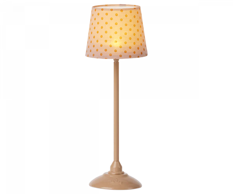 Lampe sur Pied Miniature, Poudre Foncé