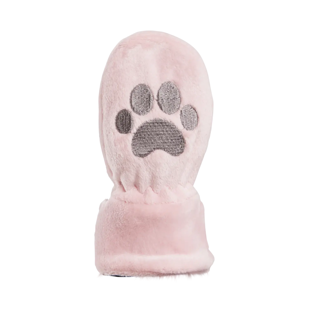 Kombi - Plush Thumbless Mittens, Rose Shadow