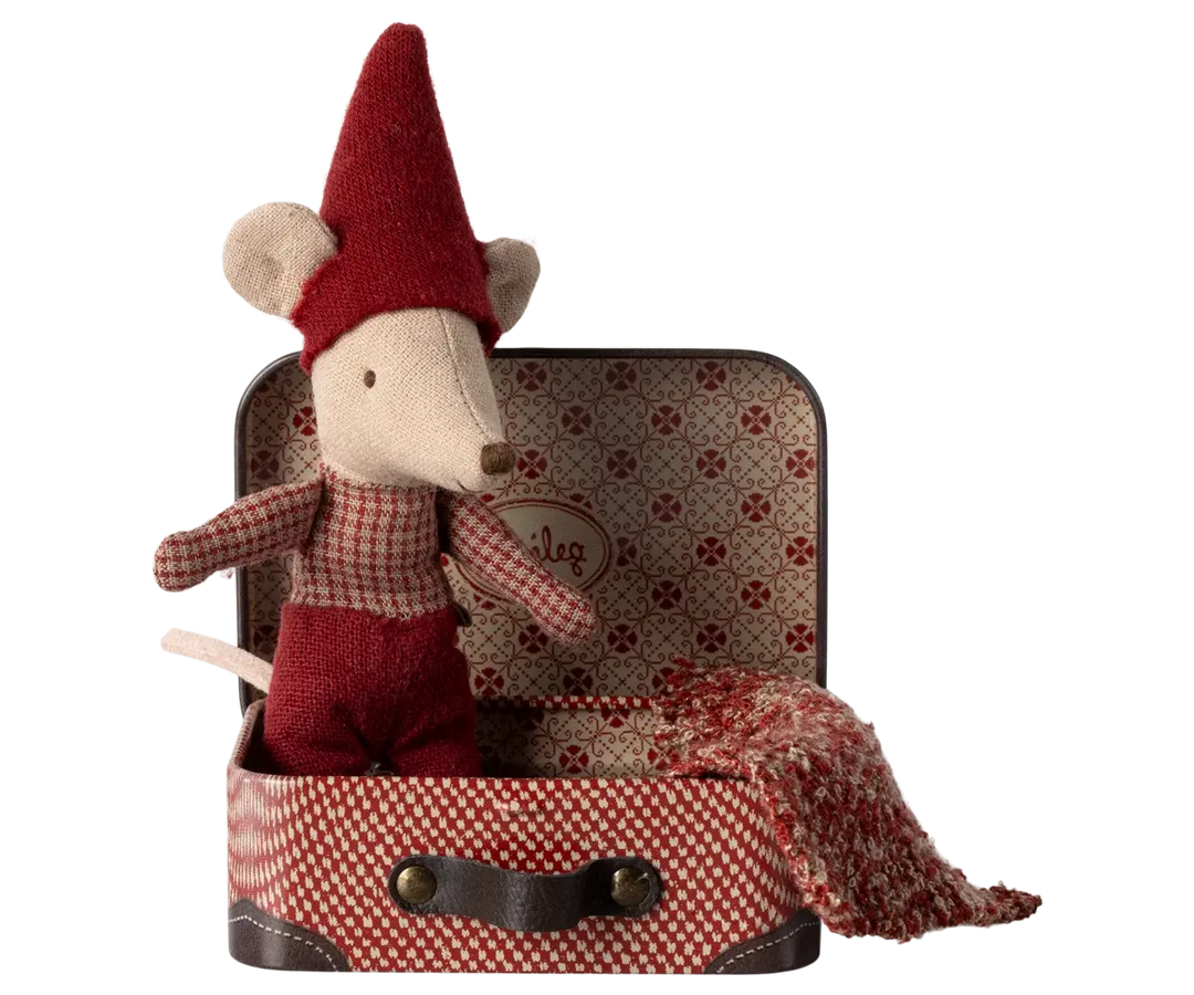 Maileg - Bébé Souris de Noël dans une Valise