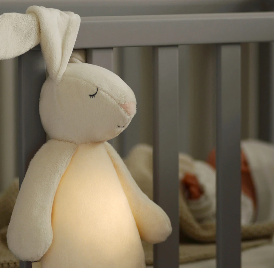 Humming Friend With Night Lamp, Cream Bunny