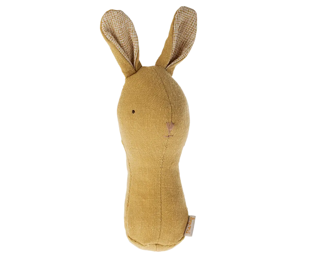 Maileg - Ami Apaisant, Hochet Lapin Vieux Jaune