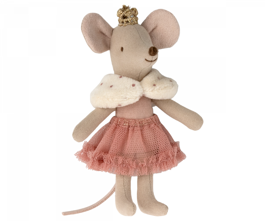 Maileg - Petite Soeur Souris Princesse dans une Boîte d'Allumettes