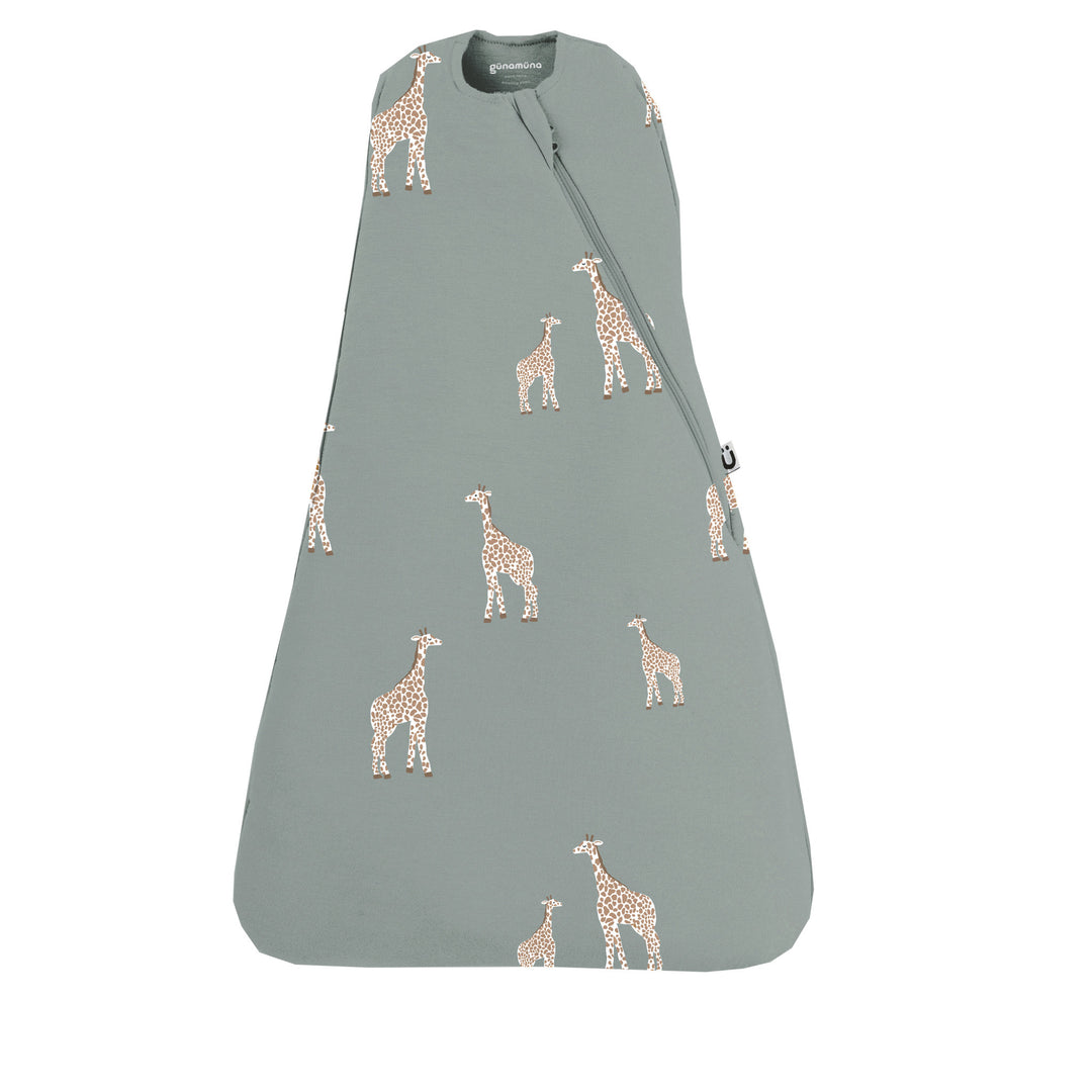 Günamüna - Dormeuse Enveloppante en Bambou 1 TOG, Girafe, 0-3 mois