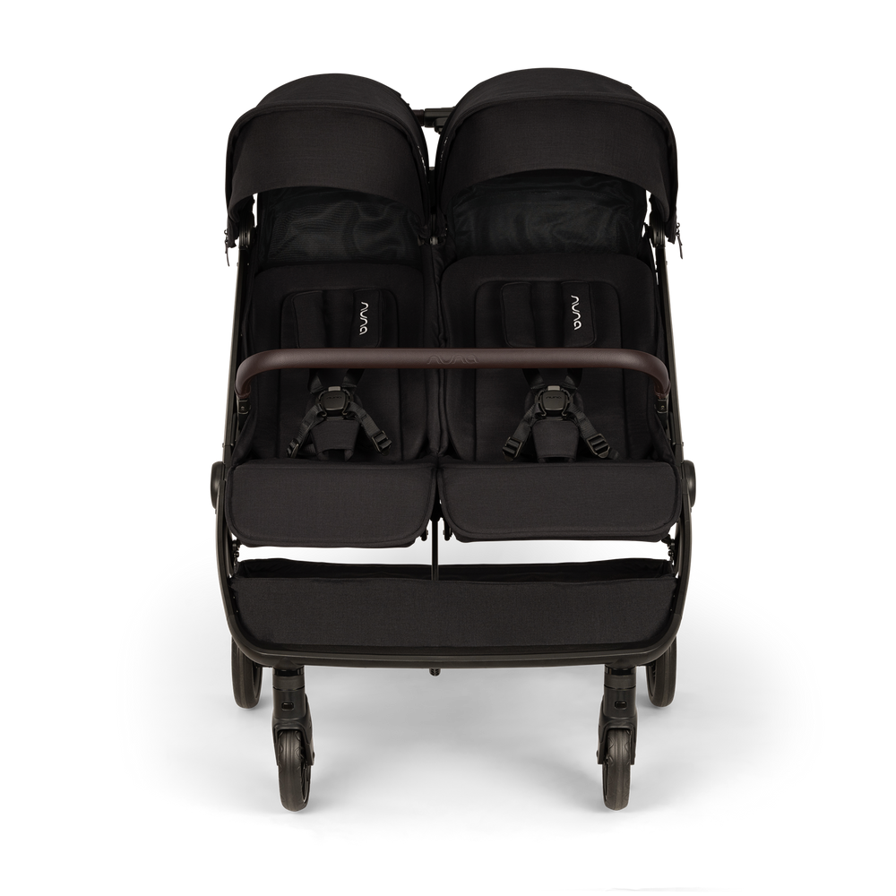 Nuna Trvl Dubl - Poussette Double, Caviar