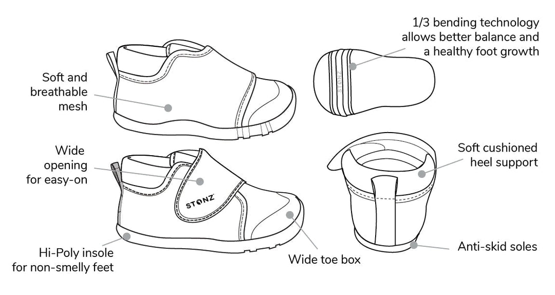 Stonz - Chaussures Souples Cruiser, Dune