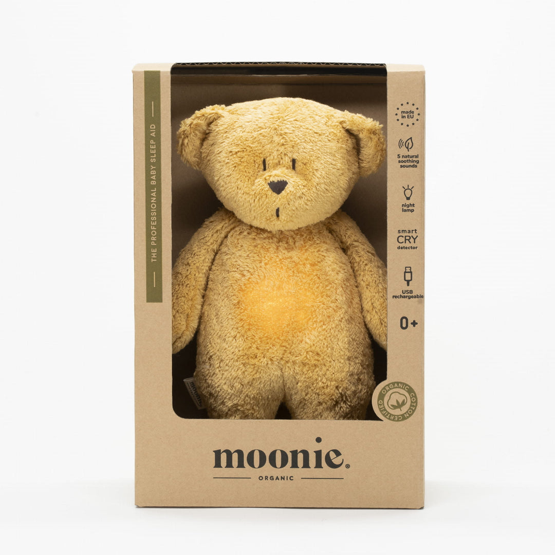 Organic Humming Friend With Night Lamp, Honey Bear