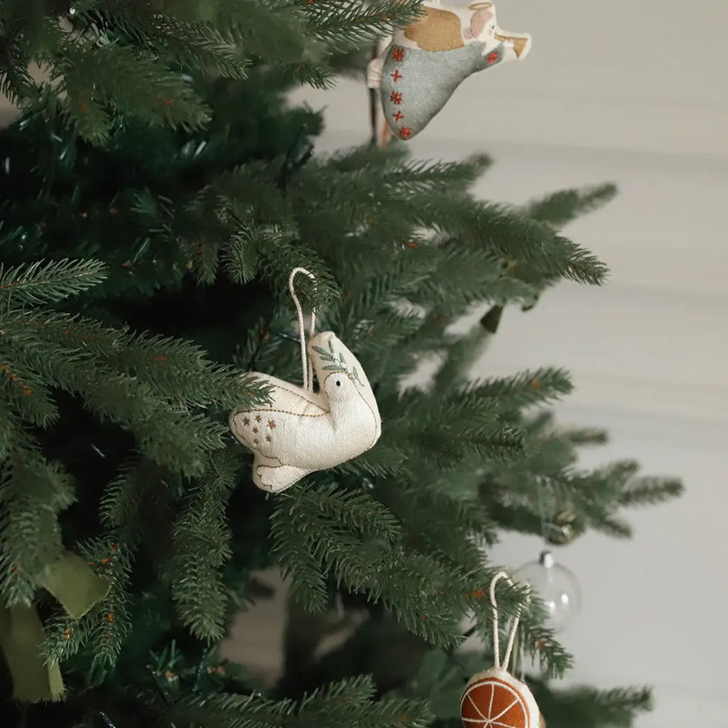 Ensemble de 3 Décorations de Noël, Paix et Joie