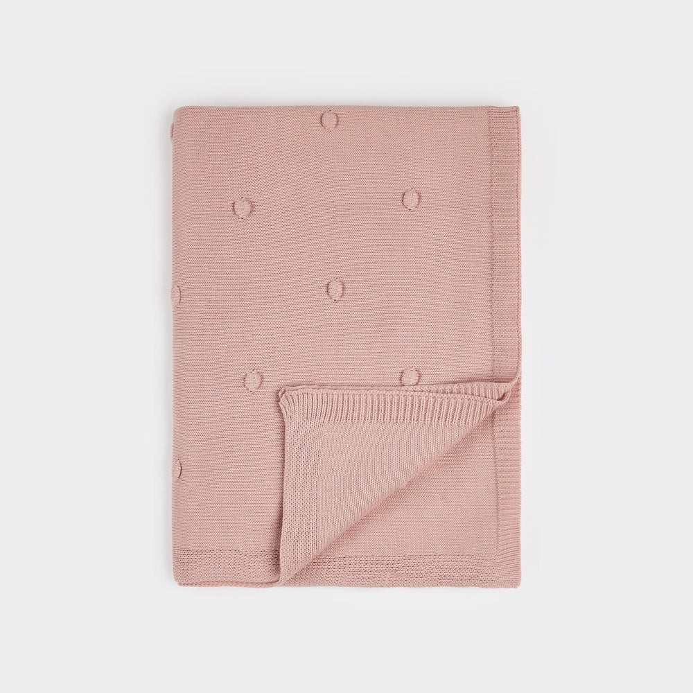 Petit Lem - Couverture en Tricot, Rose Doux