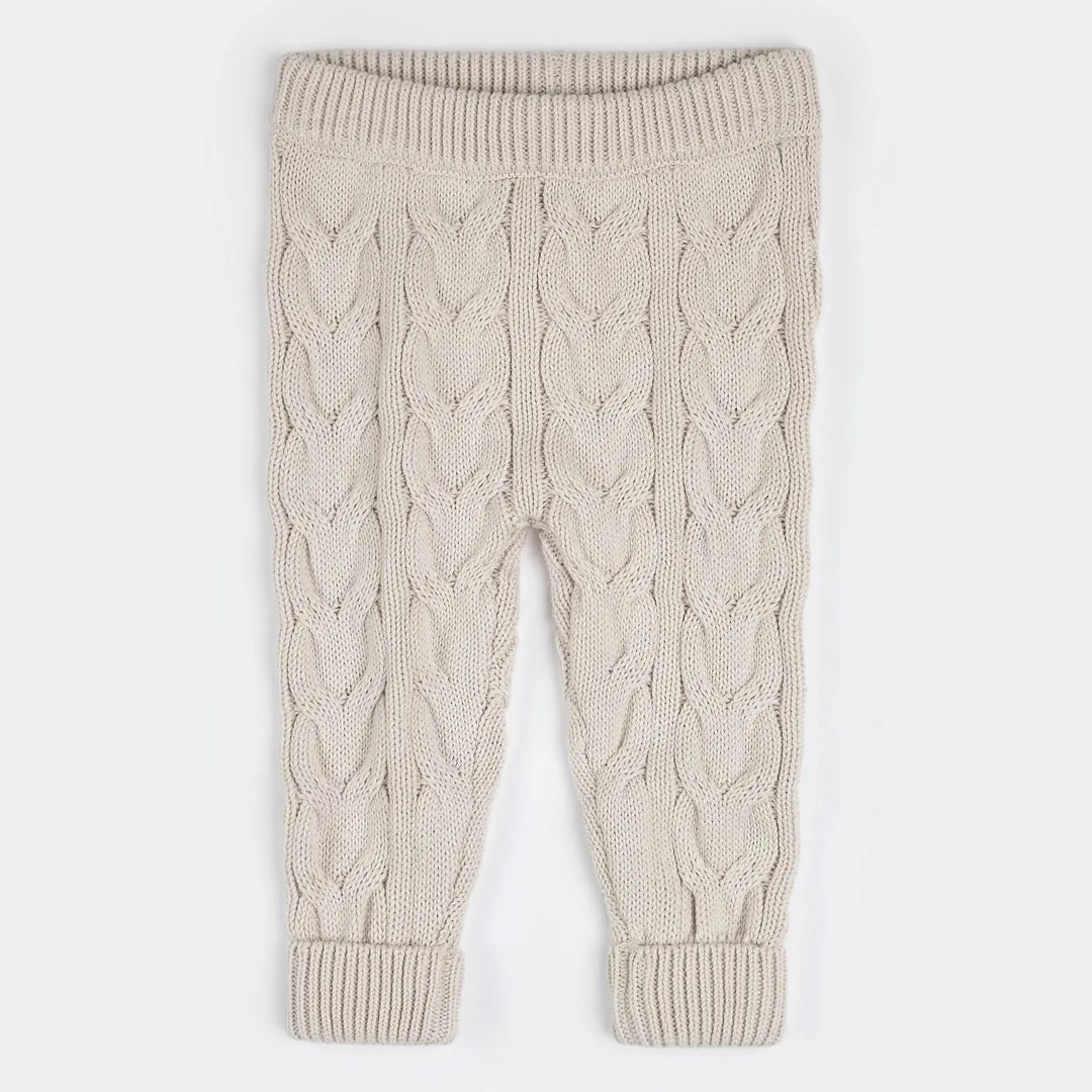 Petit Lem - Pantalon en Tricot, Beige