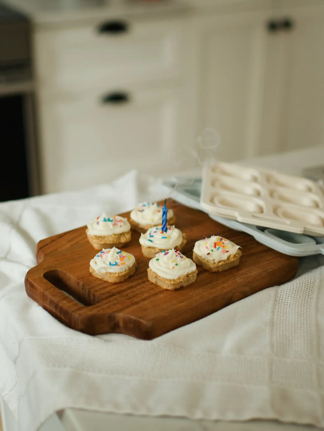 Moule à Muffin Repliable en Silicone, Coucher de Soleil