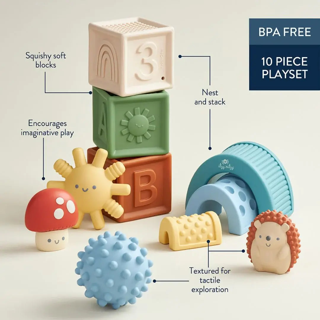 Itzy Ritzy - Sensory Blocks Set