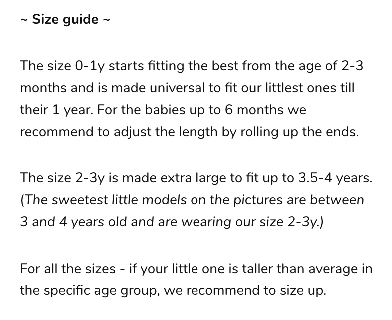 Size Chart Image