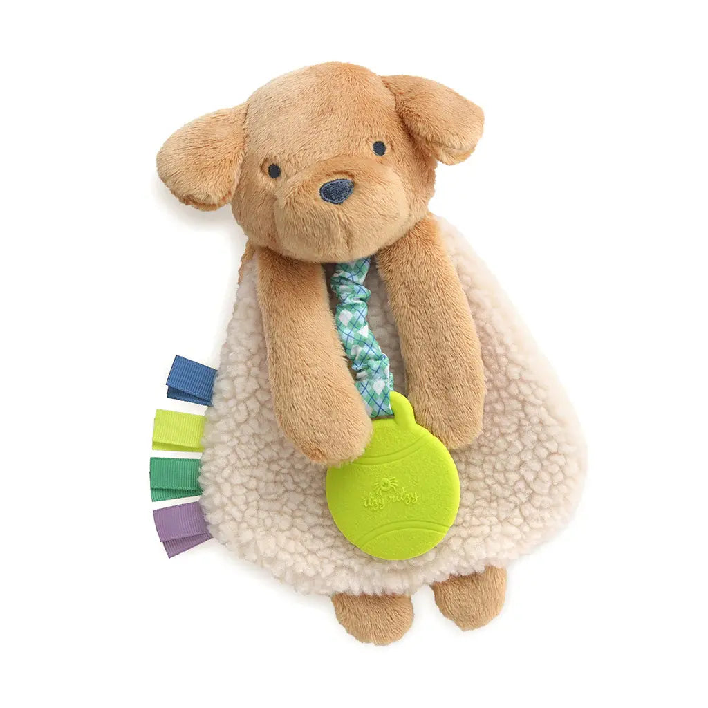 Itzy Ritzy - Peluche Apaisante avec Jouet de Dentition, Chiot