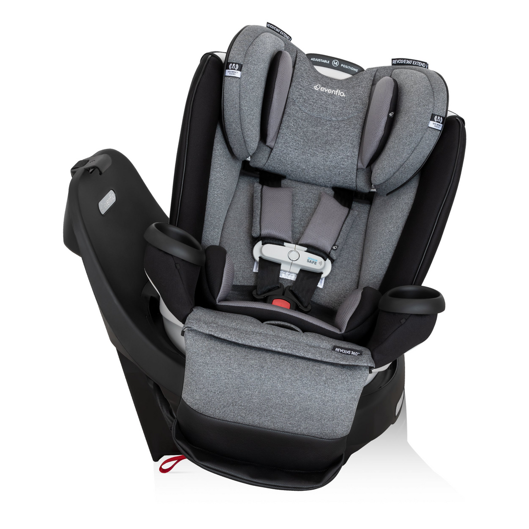 Evenflo Gold Revolve360 - All-in-One Extend Rotational Car Seat with Sensorsafe, Onyx Black