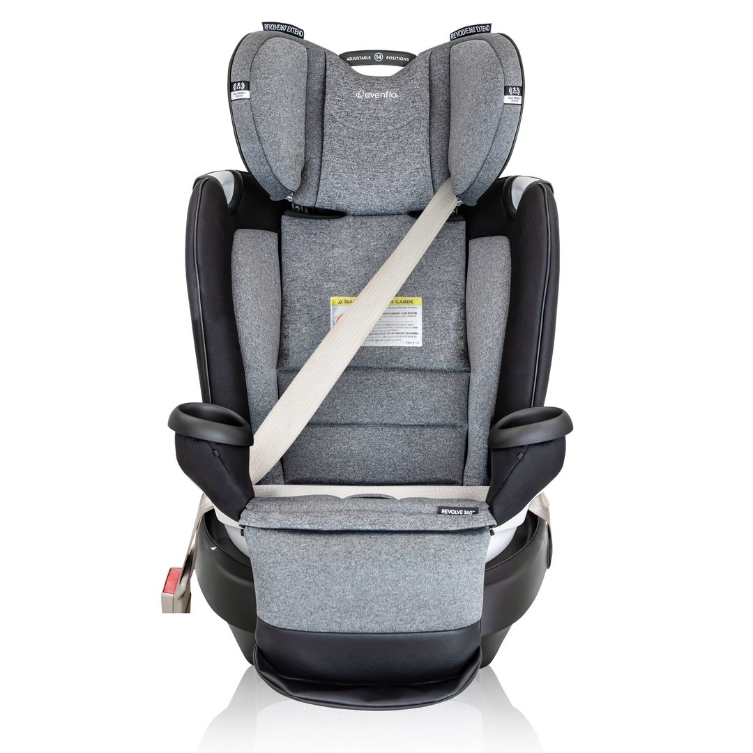 Evenflo Gold Revolve360 - All-in-One Extend Rotational Car Seat with Sensorsafe, Onyx Black