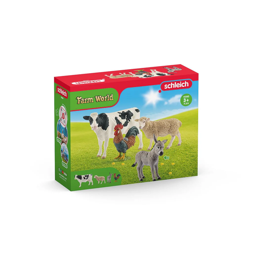 Schleich - Ensemble de Départ de Figurines Monde de la Ferme