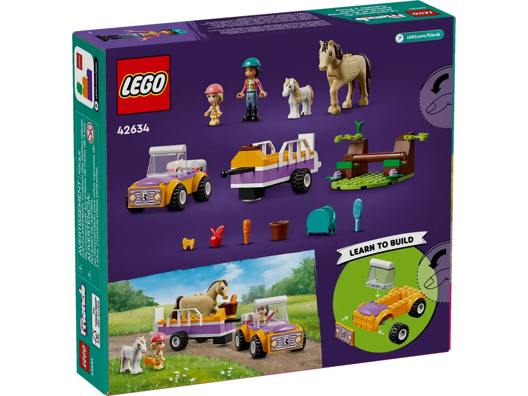 Blocs de Construction Friends, Remorque pour Chevaux