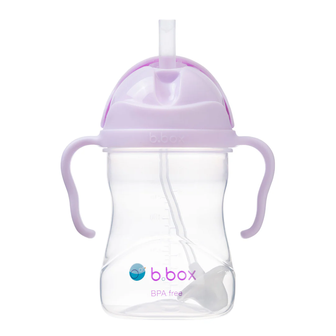 b.box - Sippy Cup with Weighted Straw, Boysenberry