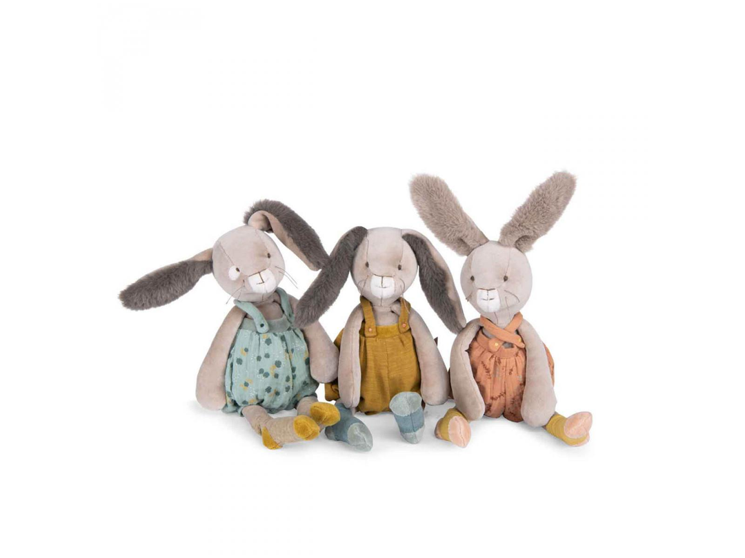 Peluche Lapin, Trois Petits Lapins, Ocre