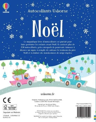 Usborne - Mes 750 Autocollants, Noël