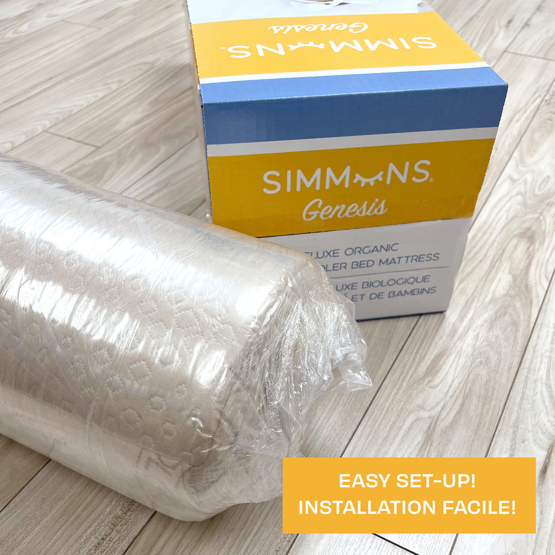 Jupiter - Simmons Genesis Crib Rolled Mattress