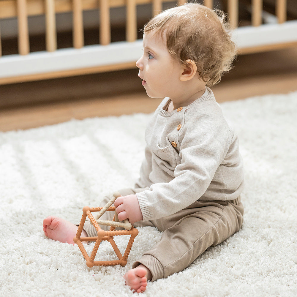 Ensemble Cube et Pyramide en Silicone, Terra et Sable