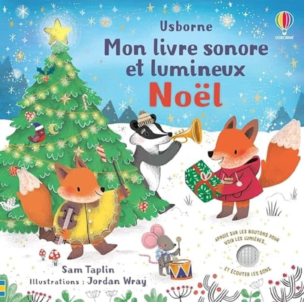 Usborne - Livre Sonore et Lumineux, Noël