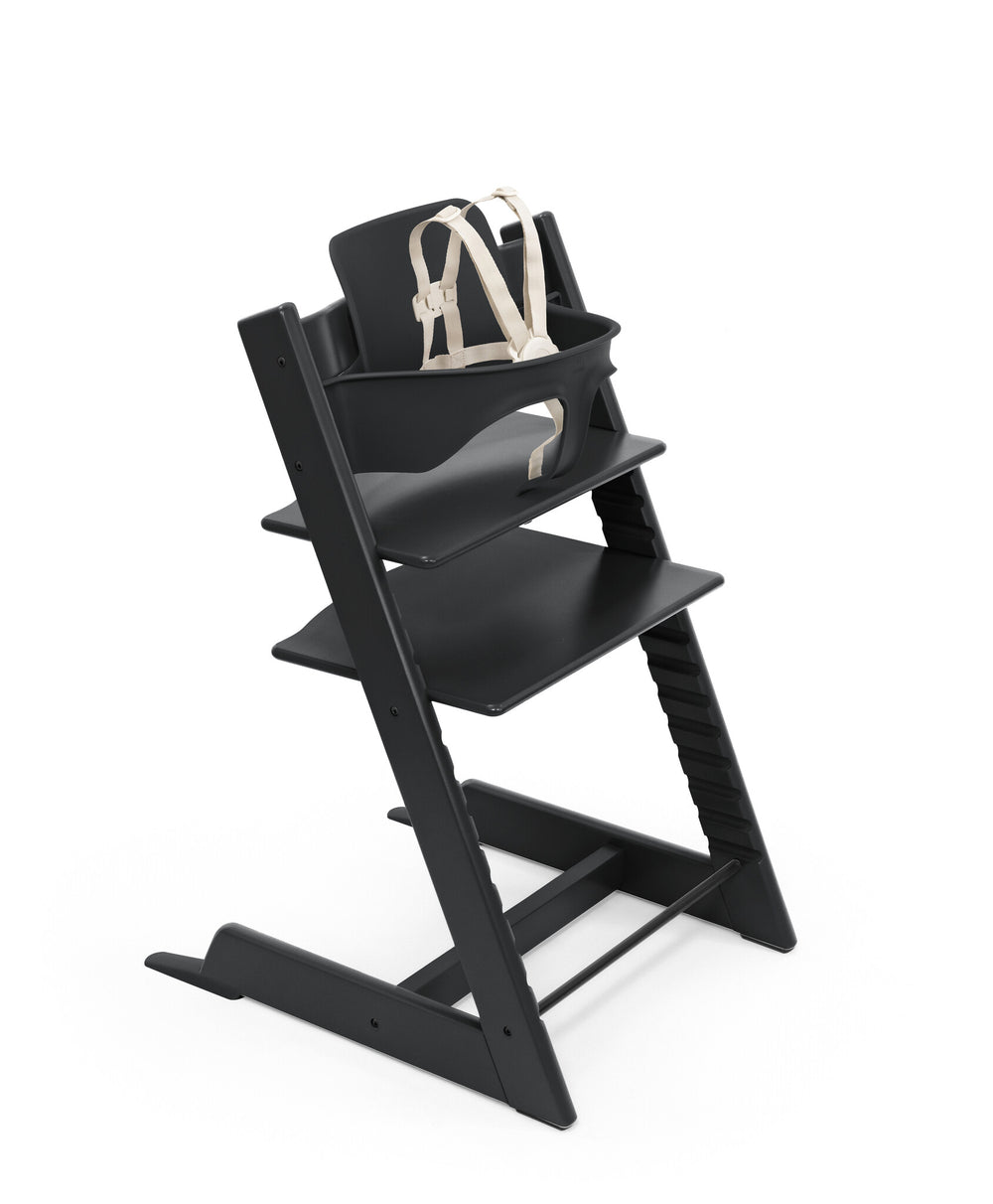 Stokke Tripp Trapp - Chaise Haute 2 avec Ensemble pour Nouveau-né, Noir