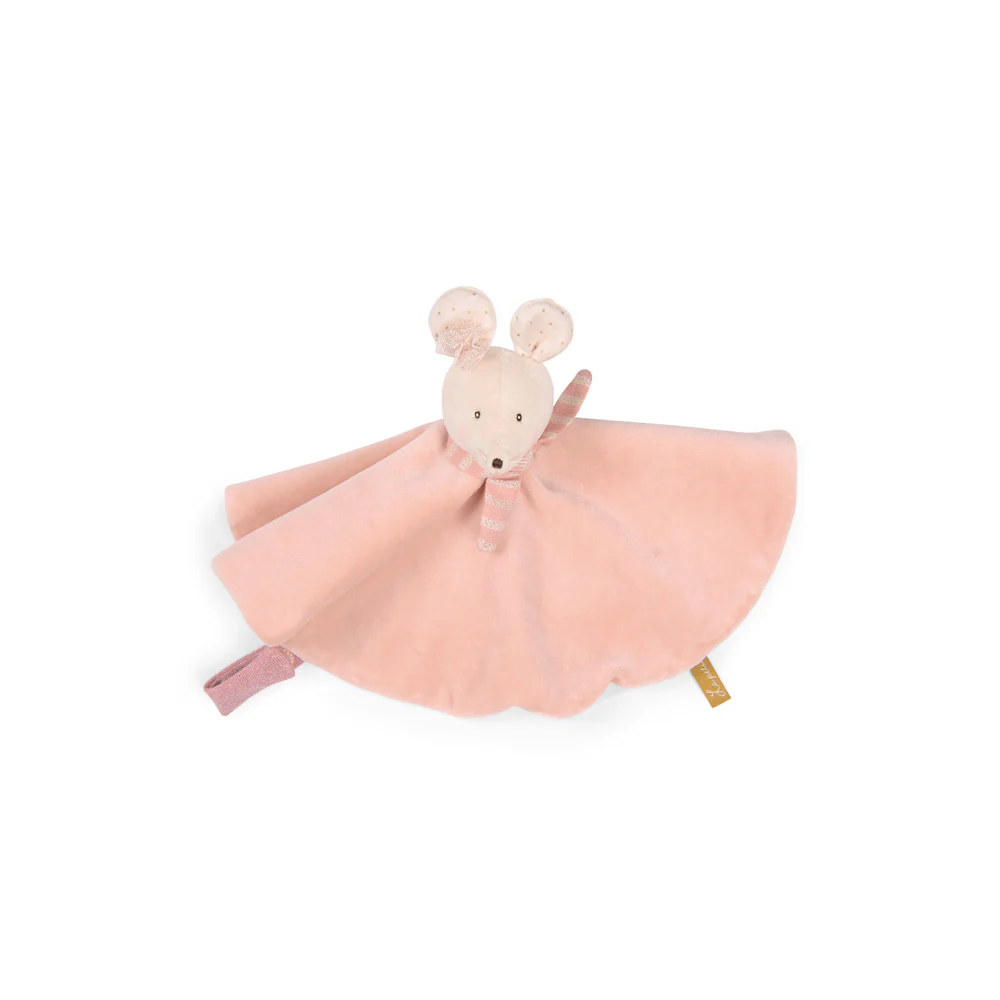 Moulin Roty - Toutou-Doudou Attache-Suce, Souris Rose