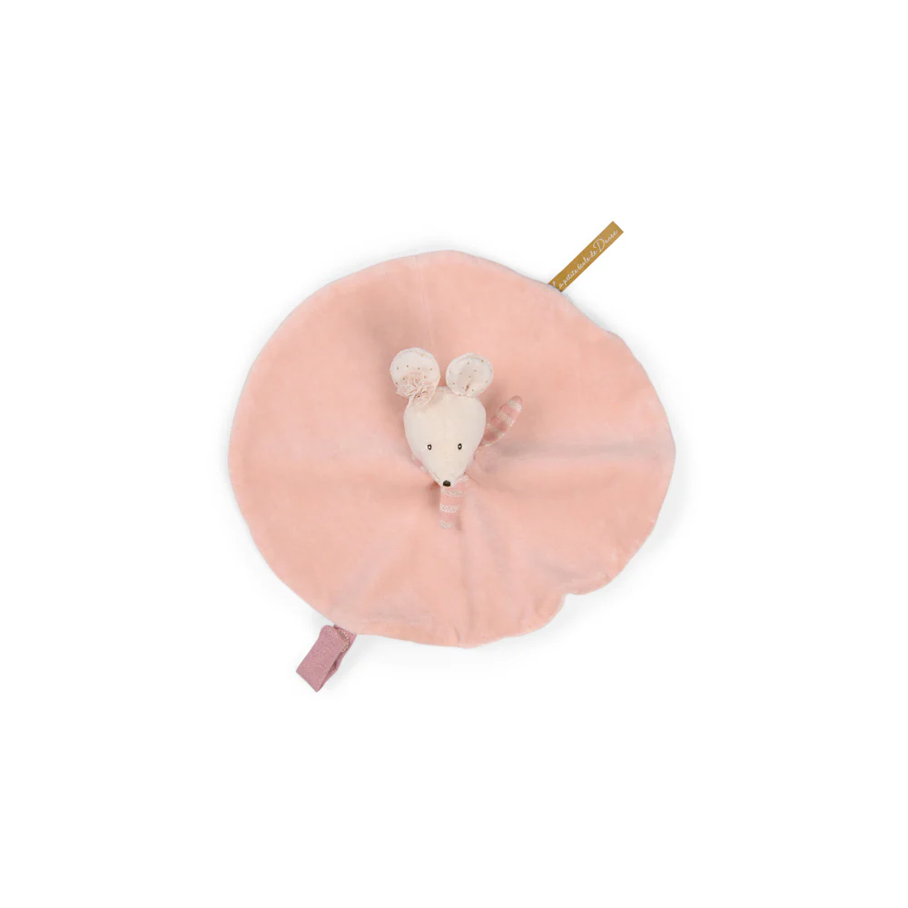 Moulin Roty - Toutou-Doudou Attache-Suce, Souris Rose