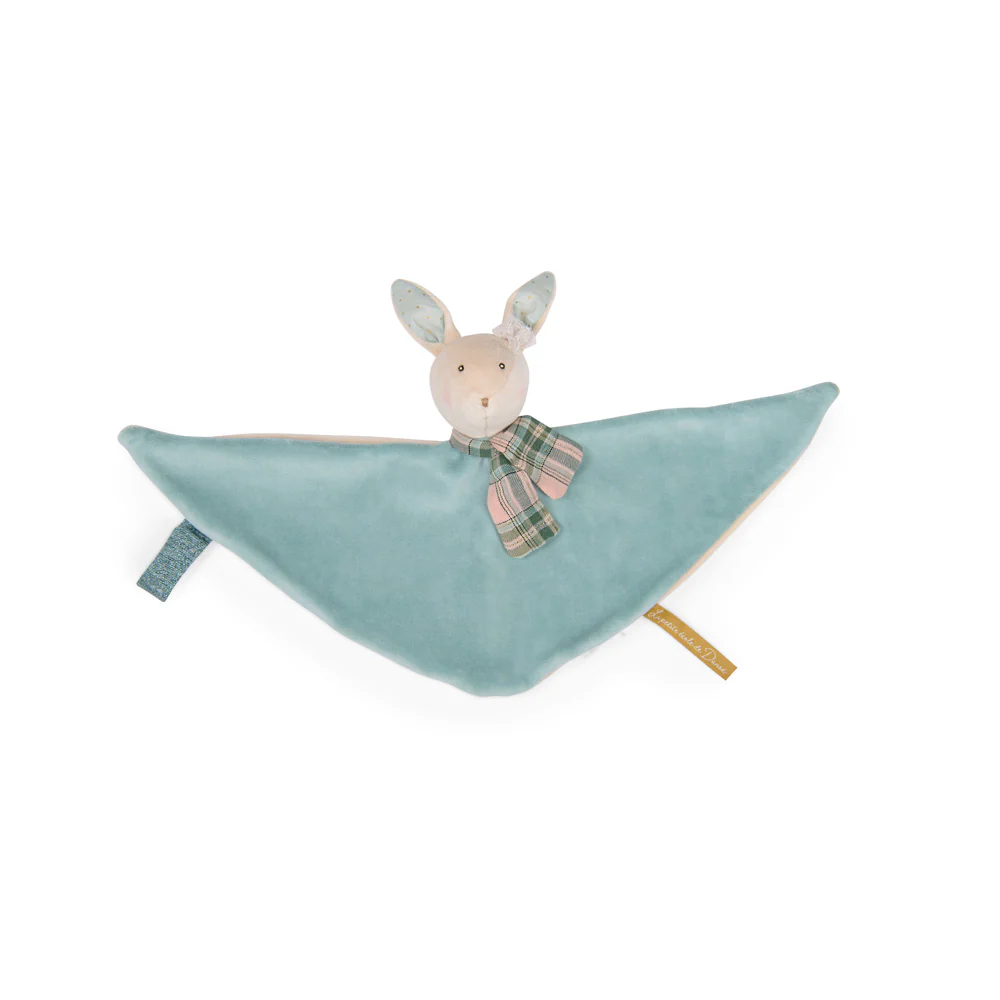 Moulin Roty - Toutou-Doudou Attache-Suce, Lapin Bleu