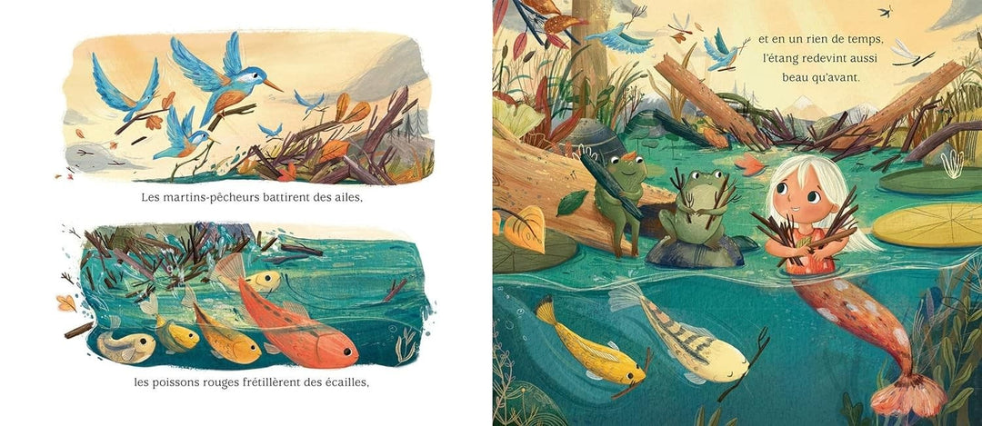 Éditions Kimane - Livre, Lily, La Sirène de l'Étang, 3 ans et +