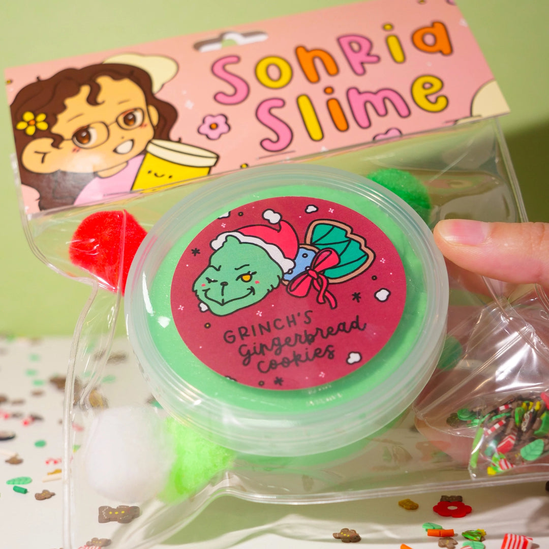 Slime Parfumée, 4oz, Biscuits en Pain d'Épices du Grincheux