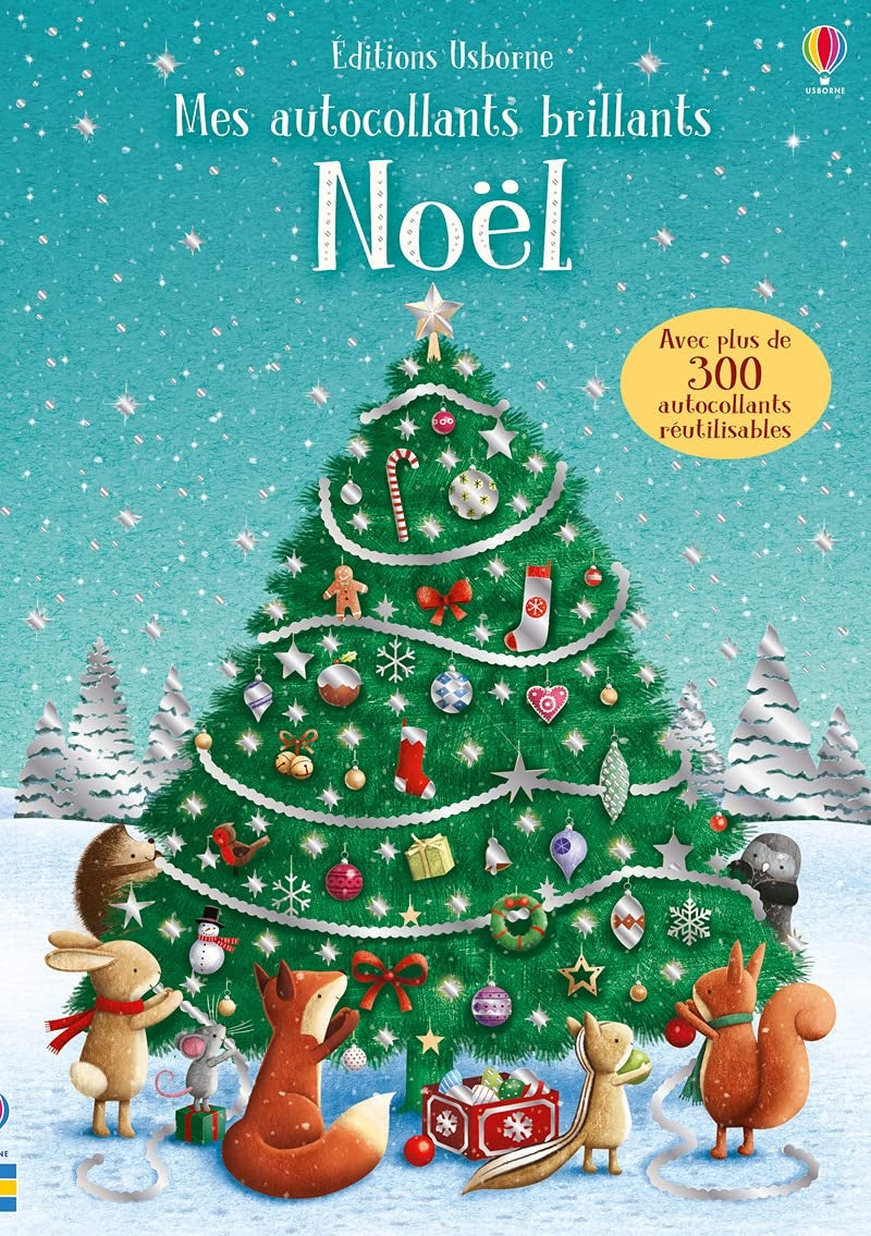 Usborne - Mes 300 Autocollants Brillants, Noël