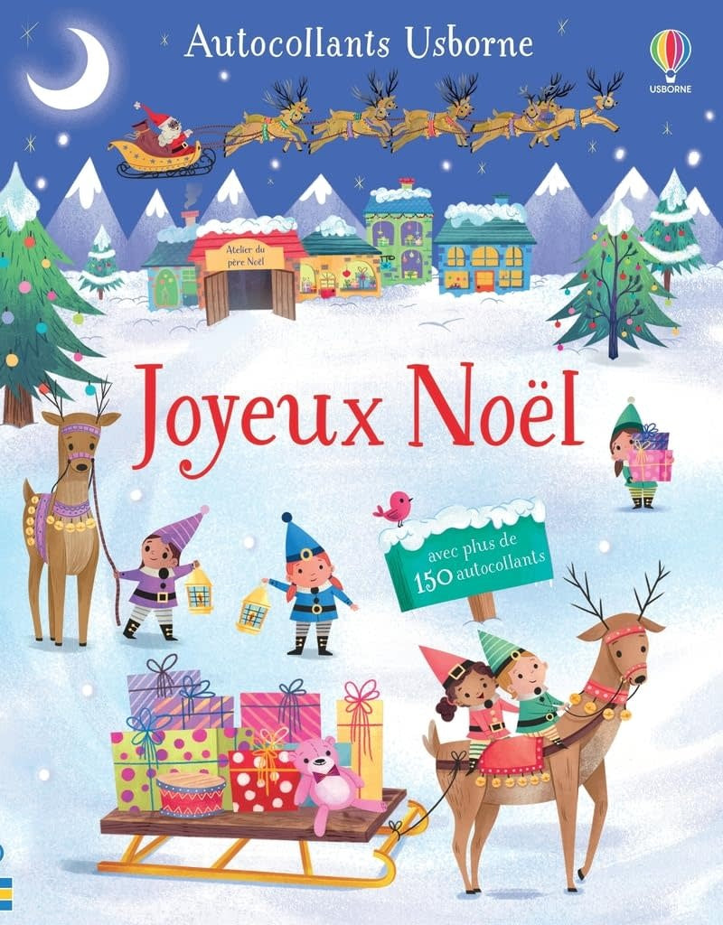 Usborne - Mes 150 Autocollants, Joyeux Noël