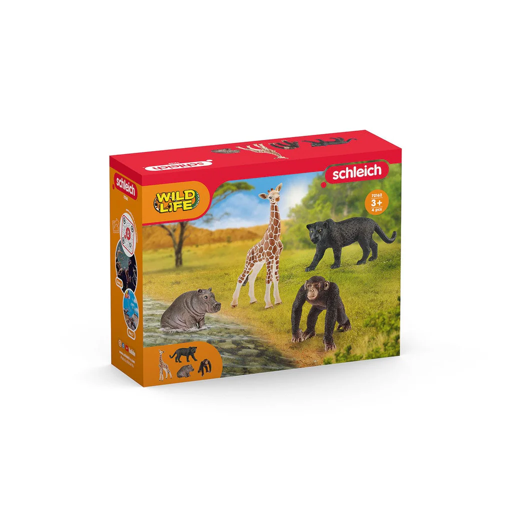 Schleich - Ensemble de Départ de Figurines Faune Sauvage