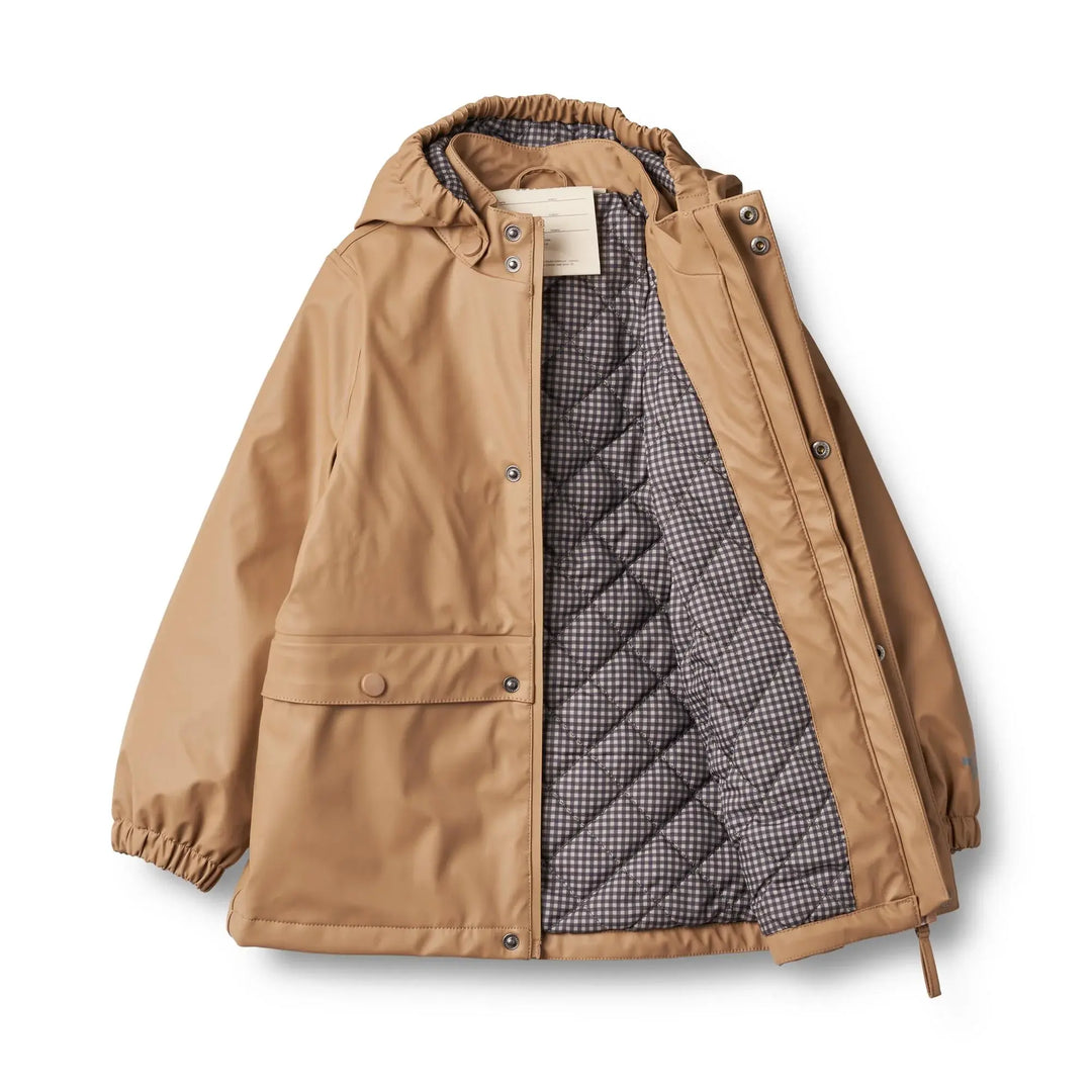 Wheat Kids Clothing - Manteau de Pluie Thermique Aju, Cappuccino