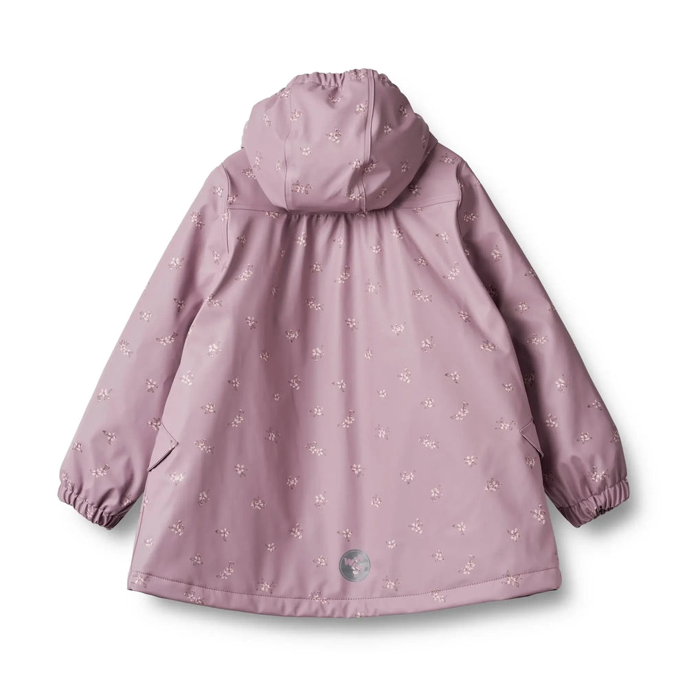 Wheat Kids Clothing - Manteau de Pluie Thermique Rika, Lilas Fleurs