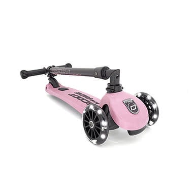 Scoot & Ride - Trottinette Highwaykick 3 avec Lumières DEL, Rose