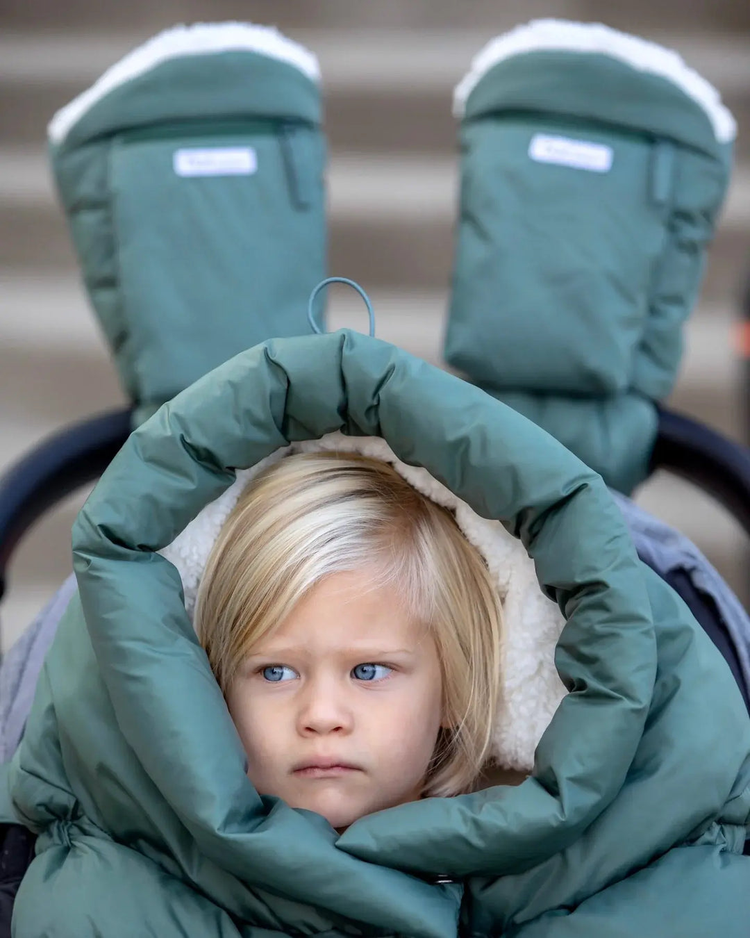 7AM - Warmmuffs for Stroller, Oslo Pine