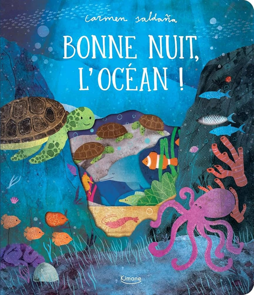 Éditions Kimane - Livre, Bonne Nuit, L'Océan!, 2 ans et +