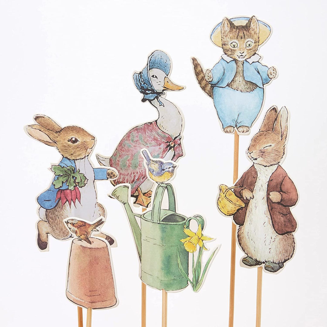 Ensemble de Décorations à Gâteau, Pierre Lapin et ses Amis