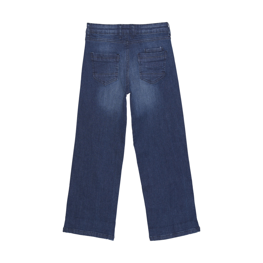 Creamie - Pantalon Coupe Ample en Denim