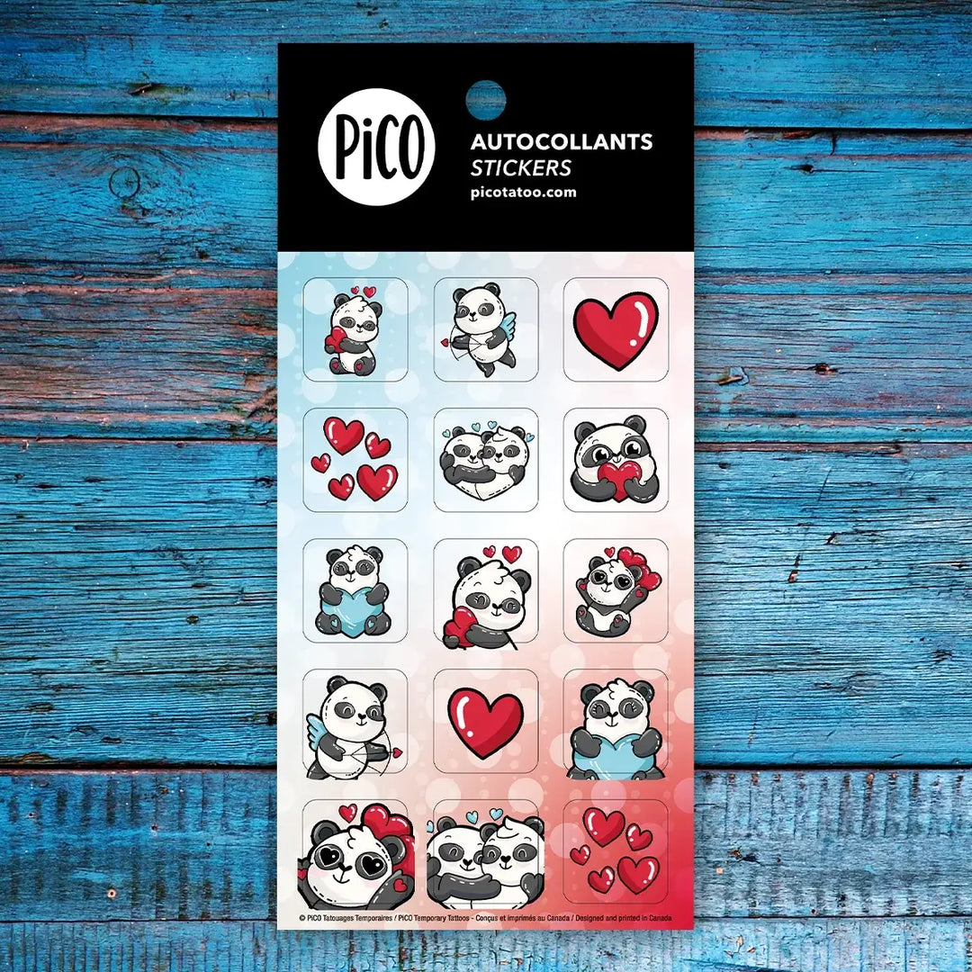 Pico Tatoo - Lot de 10 Feuilles d'Autocollants, Animaux