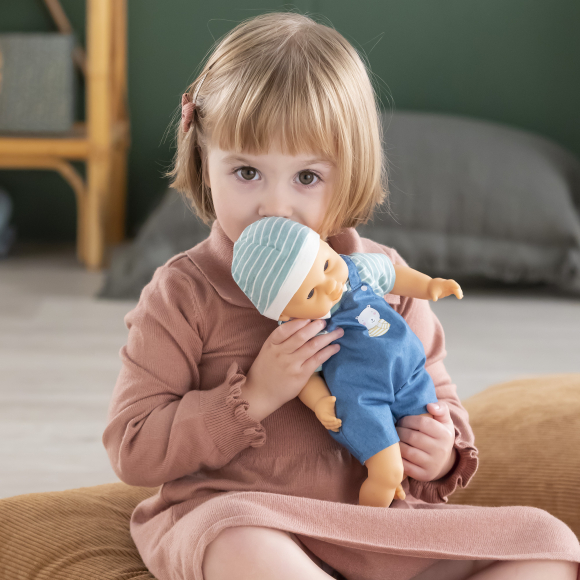 Bébé Câlin, Maël Salopette Bleue