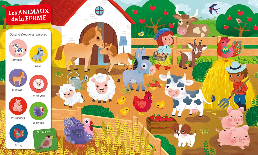 Look And Find Book For Little Ones, Chez Les Animaux